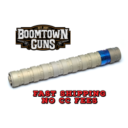 Q Erector Modular Rimfire Suppressor, .99 Diameter, 22LR, 7.6, Aluminum and Stainless Steel, Gray, 1/2X28 Thread Pitch SIL-E-22