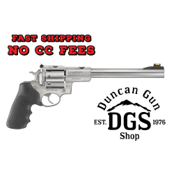 Ruger 5526 Super Redhawk  22 Hornet 8rd 9.50 Satin Stainless Steel Barrel, Cylinder & Frame, Black Hogue Tamer Monogrip Grip, Transfer Bar Safety