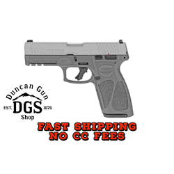 Taurus 1G3B949G G3  Full Size Frame 9mm Luger 15+1/17+1 4 Matte Stainless Steel Barrel, Matte Serrated Stainless Steel Slide, Gray Polymer Frame w/Picatinny Rail, Polymer Grip, Right Hand