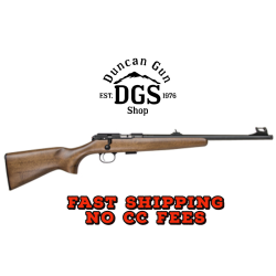 CZ-USA 02335 CZ 457 Scout Youth 22 LR 1rd 16 Black Nitride Steel Threaded Barrel Black Nitride Steel Receiver Beechwood Fixed American Style Stock Right Hand