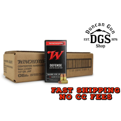 Winchester Ammo USA9JHP2 USA  9mmLuger 147gr Jacketed Hollow Point 50 Per Box/10 Case