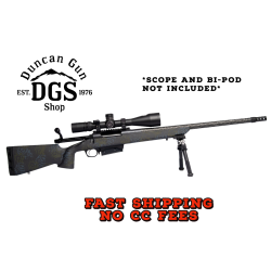 Horizon Firearms RF019C221816C20 Vandal Carbon II 22 Creedmoor 22 Black Fluted Barrel, Black Drilled & Tapped Receiver, Black Iota EKO X Carbon Fiber Stock