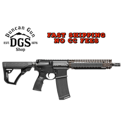 Daniel Defense MK18, Semi-automatic Rifle, 223 Rem/556NATO, 10.3 Cold Hammer Forged Chrome Lined Barrel, 1:7 Twist, Black Finish, Daniel Defense Stock/Grip, 32Rd, Flat Dark Earth Daniel Defense RIS II Handguard, 1-32Rd Daniel Defense Magazine 02-088-