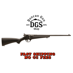 Savage Arms 13775 Rascal  Youth 22 LR 1rd 16.13 Matte Black Sporter Barrel, Matte Black Carbon Steel Receiver, Black Fixed Synthetic Stock, Right Hand