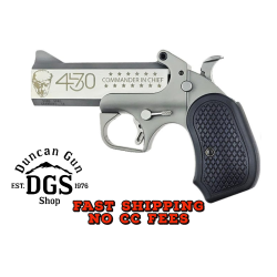 BOND ARMS TRUMP 45-47 COMMANDER AND CHEIF BIG BORE HANDGUN .45-70 SINGLE SHOT 4.25