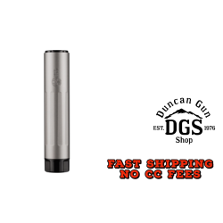 Dead Air Armament Mask-22, Rimfire Suppressor, 22LR, 17-4PH & Titanium, Bead Blasted Finish, Silver MASK22SIL