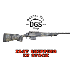 Horizon Firearms RF006P221816T12 Vandal X 22 Creedmoor 18 Black Fluted Threaded Barrel, Drilled & Tapped Receiver, Iota EKO X Carbon Fiber Stock