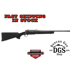 Savage Arms 58271 110 Trail Hunter Lite Full Size 350 Legend 4+1 18 Fluted/Threaded Barrel, Drilled & Tapped Steel Receiver, Black Fixed Synthetic Stock