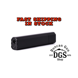 SilencerCo 9 Osprey 2.0, Pistol Suppressor, 9MM and 300 BLK Subsonic, 6.90, Aluminum and Stainless Steel, Black Finish SU5184