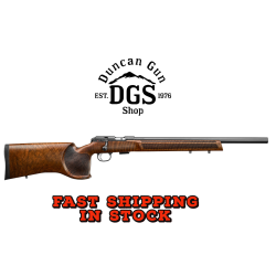 CZ-USA 02345 CZ 457 Varmint MTR Full Size 22 LR 5+1 20 Black Nitride 20.5 Barrel Black Nitride Steel Receiver Turkish Walnut Fixed Varmint-Style Stock Right Hand