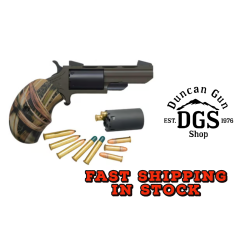 NAA HUNTSMAN MINI-REVOLVR 22LR/22WMR 2 FIXED OD GRN