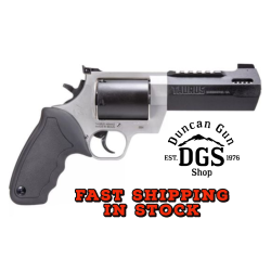 Taurus 2500055RH Raging Hunter  Large Frame 500 S&W Mag 5rd 5.12 Matte Black Ported/Target Crown Barrel, Matte Black Oxide Cylinder, Matte Stainless Stainless Steel Frame, Black Rubber Grip