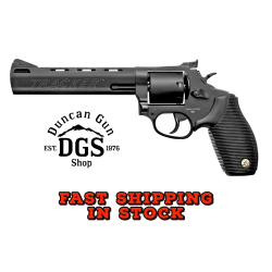 Taurus 2-692061 692  9mm Luger, 38 Special +P or 357 Mag Caliber with 6.50 Vent Rib Barrel, 7rd Capacity Cylinder, Overall Matte Black Finish Steel & Black Ribber Grip Includes 2 Cylinders