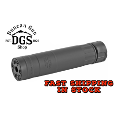 Rugged Suppressors Razor 762 Rifle Suppressor, 7.62mm Rated Up to 300 Rem Ultra Magnum, Diameter 1.5, Length 6.4, Weight 15.3 oz, Black Cerakote Finish, Stellite Core Baffles, Made of 17-4 PH Stainless, Includes 5/8x24 Flash Hider RZR01762