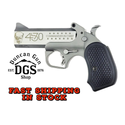 BOND ARMS TRUMP 45-47 COMMANDER AND CHEIF BIG BORE HANDGUN .45-70 SINGLE SHOT 4.25