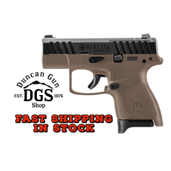 Beretta USA JAXN9258A1 APX A1 Carry Micro-Compact Frame 9mm Luger 8+1 3 Blued Steel Barrel, Black Serrated Steel Slide, Flat Dark Earth Polymer Frame, Polymer Grip