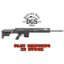 FN 381005442 SCAR 20s NRCH 7.62x51mm NATO 10+1 20 Black Steel Barrel, Black Anodized Picatinny Rail Aluminum Receiver, Black Synthetic Adjustable Stock, Black Hogue Rubber Grip