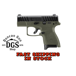 Beretta USA JAXN9278A1 APX A1 Carry Micro-Compact Frame 9mm Luger 8+1 3 Blued Steel Barrel, Black Serrated Steel Slide, OD Green Polymer Frame, Polymer Grip
