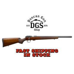 CZ-USA 02340 CZ 457 Varmint Full Size 22 LR 5+1 20.50 Black Nitride Heavy Barrel Black Nitride Steel Receiver Turkish Walnut Fixed Varmint-Style Stock Right Hand