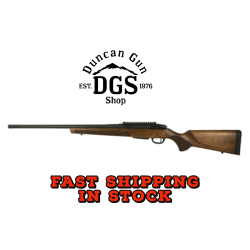 Stevens 18858 334  Full Size 6.5 Creedmoor 3+1 22 Button Rifle Carbon Steel Barrel, Matte Black Carbon Steel Receiver w/Integrated Recoil Lug, Turkish Walnut Stock, Scope Mount, Right Hand