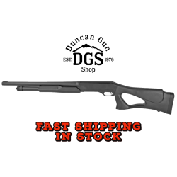Stevens 23246 320 Security 12 Gauge 3 5+1 18.50 Matte Black Chrome Lined Barrel, Fixed Thumbhole Stock, Bead Sight