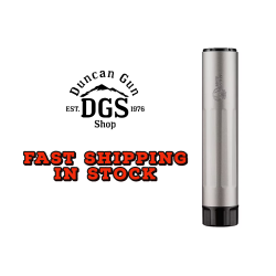 Dead Air Armament Mask-22, Rimfire Suppressor, 22LR, 17-4PH & Titanium, Bead Blasted Finish, Silver MASK22SIL