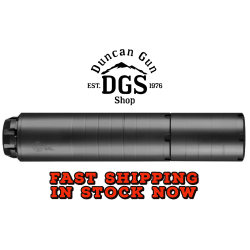 Dead Air Armament Wolfman, Suppressor, 9MM, No Piston, 1.618 Diameter, Black Cerakote Finish, Ships with 1/2-28 Direct-Thread Insert WOLFMAN