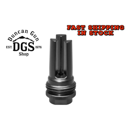 SilencerCo ASR Flash Hider 9MM 1/2X28 Nitride Finish Black