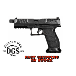 Walther PDP Pro, Striker Fired, Semi-automatic, Polymer Frame Pistol, Full Size, 9MM, 5.1 Barrel, Threaded Barrel, Black, Adjustable Rear Sight, Optics Ready, 18 Rounds 2842521