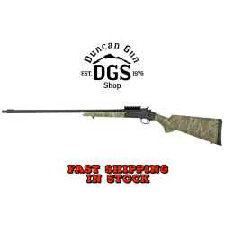 Stevens 19618 301 Turkey Full Size 20 Gauge Break Open 3 1rd 26 Matte Black Steel Barrel, Picatinny Rail Carbon Steel Receiver, Sporter Mossy Oak Bottomland Synthetic Stock, Ambidextrous