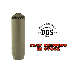 HUXWRX Safety Company Flow 556K, Suppressor, 5.5, 556NATO, C-Series Cerakote Finish, Flat Dark Earth, 17-4PH Stainless Steel, Includes 1/2X28 Flash Hider 2450