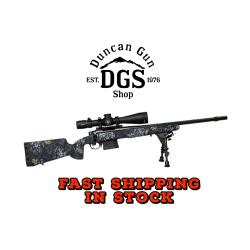 Horizon Firearms RF017S222214T19 Vandal Prime 22 Creedmoor 22 Black Spiral Fluted Threaded Barrel, Drilled & Tapped Receiver, Textured Iota EKO Carbon Fiber Stock
