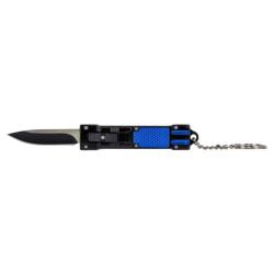 MC OTF KEYCHAIN KNIFE BLK/BLU
