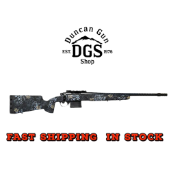 Horizon Firearms RF017S222214T19 Vandal Prime 22 Creedmoor 22 Black Spiral Fluted Threaded Barrel, Drilled & Tapped Receiver, Textured Iota EKO Carbon Fiber Stock