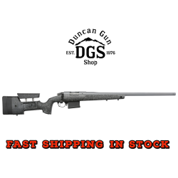 Bergara Premier Series HMR Pro Rifle, Bolt Action, 22 Creedmoor, 20 Threaded Barrel, 5/8x24 Thread Pitch, Cerakote Finish, Gray, HMR Molded Stock with Mini-Chassis, TriggerTech Trigger, 5 Rounds, 1 AICS Magazine, Right Hand BPR20-22CM