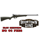 Savage Arms 13790 Rascal  Youth 22 LR 1rd 16.13 Matte Black Sporter Barrel, Matte Black Carbon Steel Receiver, Green Fixed Synthetic Stock, Right Hand
