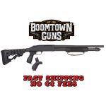 Mossberg 50691 590 Tactical 12 Gauge 6+1 3 18.50 Cylinder Bore Barrel, Matte Blued Metal Finish, Dual Extractors, FLEX Component 6 Position Stock w/FLEX Pistol Grip & Recoil Pad