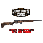 Savage Arms 91937 93 Minimalist Full Size 22 WMR 10+1 18 Matte Black Threaded Barrel, Matte Black Drilled & Tapped Carbon Steel Receiver, Natural Brown Boyd's Minimalist Laminate Stock, Right Hand