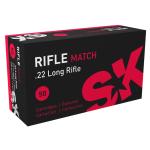 SK 22 LR RIFLE MATCH 50RD BOX