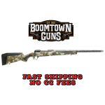 Savage Arms 58020 110 UltraLite 6.5 PRC 2+1 22 Threaded Carbon Fiber Wrapped Barrel, Black Melonite Rec, Woodland Camo AccuStock with AccuFit