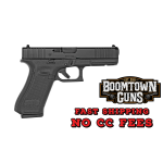 Glock PA175S203 G17 Gen5 Full Size 9mm Luger 17+1 4.49 Black GMB Barrel, Black nDLC Serrated Slide, Black Polymer Frame w/Picatinny Rail, Black Textured w/Interchangeable Backstrap Grip, Ambidextrous