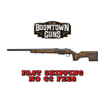 CZ-USA 07503 CZ 600 Range Full Size 308 Win 5+1, 24 Black Nitride Steel Threaded Barrel, Drilled & Tapped Receiver, Black Brown & Gray Laminate Fixed w/Adj Cheek Rest Stock, Right Hand
