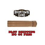 Rugged Suppressors Razor762, Rifle Suppressor, 7.62MM To .300 Remington Ultra Mag, Full-Auto Rated, 1.5 Diameter, 6.4 Length, 15.3oz Weight, 17-4 PH Stainless Steel Construction, High Temp Cerakote Finish, Black RZRFDE762