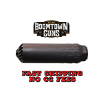 HUXWRX Safety Company Flow 556K, Suppressor, 5.5, 556NATO, C-Series Cerakote Finish, Black, 17-4PH Stainless Steel, Includes 1/2X28 Flash Hider 2449