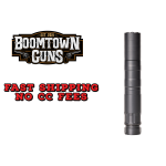 Rugged Suppressors SURGE X, Rifle Suppressor, 7.62MM, Cerakote Finish, Black, Includes Rugged Universal Mount and M3 Brake SRGX762