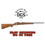 Ruger 7222 77/17  17 WSM 6+1 20 Threaded Barrel, Blued Alloy Steel, Integral Scope Mount On A Solid Steel Receiver, American Walnut Stock
