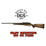 Stevens 18858 334  Full Size 6.5 Creedmoor 3+1 22 Button Rifle Carbon Steel Barrel, Matte Black Carbon Steel Receiver w/Integrated Recoil Lug, Turkish Walnut Stock, Scope Mount, Right Hand