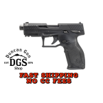Taurus 12TX22141 TX22 Gen 2 Full Size Frame 22 LR 16+1/22+1 4.60 Matte Black Threaded Barrel, Black Hard Coat Anodized Serrated Slide, Adjustable Rear Sight, Black Polymer Frame w/Picatinny Rail