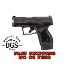 Taurus USA GX4, Taurus Optic Ready Option, Striker Fired, Semi-automatic, Polymer Frame Pistol, Micro-Compact, 9MM, 3 Barrel, Cerakote Finish, Black Frame, Graphene Gray Slide, Optic Ready, Adjustable Sights, 2 Magazines, (1)-11 Round and (1)-13 Roun