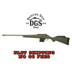 Ruger 46938 American Predator Gen II Full Size 204 Ruger 10+1 22 Burnt Bronze Cerakote Threaded Barrel, Picatinny Rail Steel Receiver, Green Splatter Adjustable Synthetic Stock
